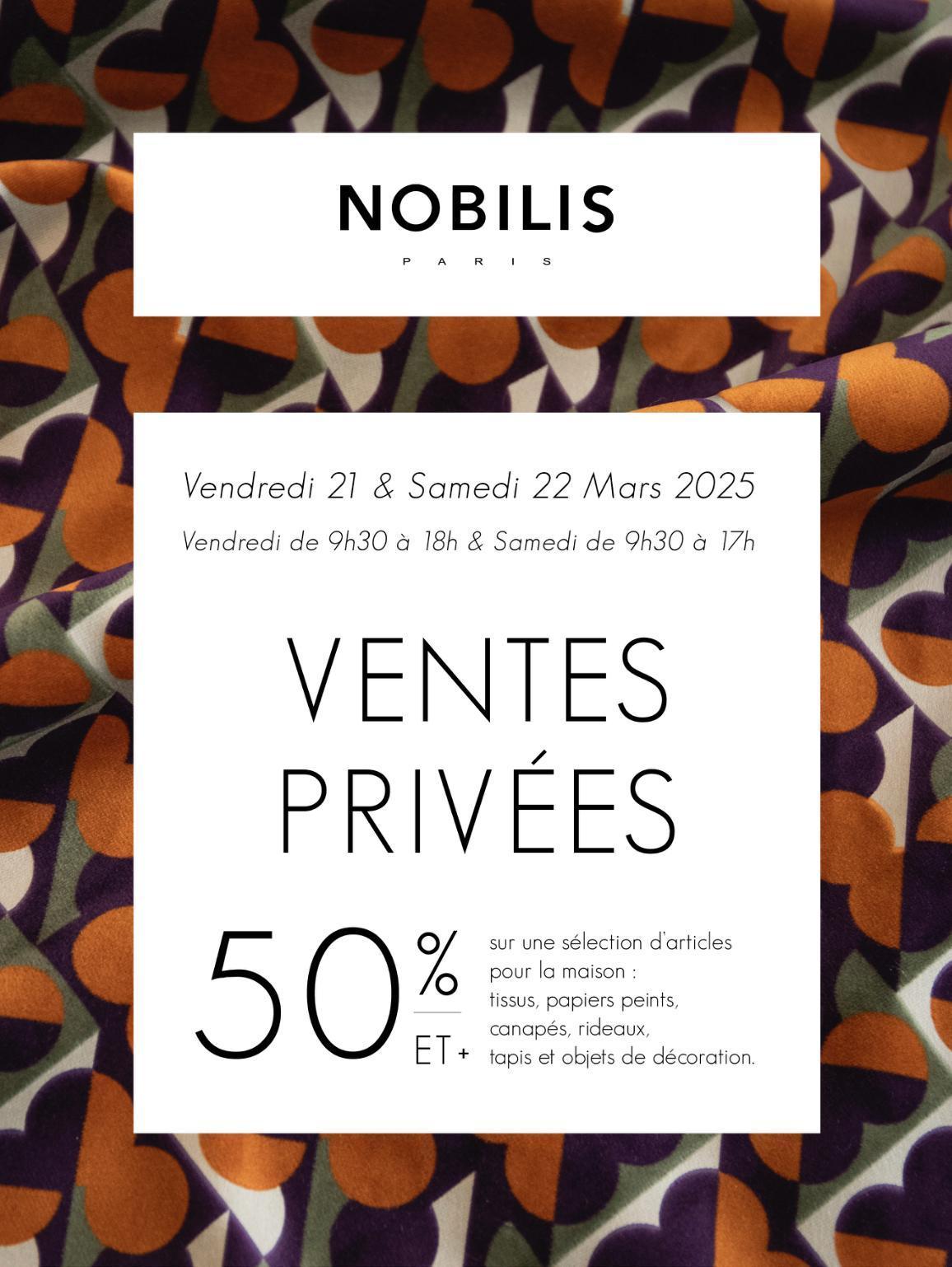 Ventes privées Nobils 21 et 22 mars 2025
